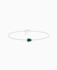 Zambian Lab Emerald / Pear (EW) / 0.3ct / 16.5cm