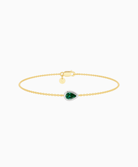 Zambian Lab Emerald / Pear (EW) / 0.3ct / 16.5cm
