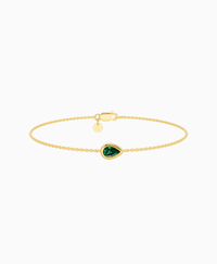 Zambian Lab Emerald / Pear (EW) / 0.3ct / 16.5cm