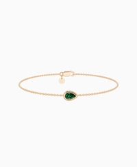 Zambian Lab Emerald / Pear (EW) / 0.3ct / 16.5cm