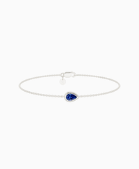 Royal Blue Lab Sapphire / Pear (EW) / 0.3ct / 16.5cm