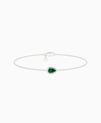 Zambian Lab Emerald / Pear (EW) / 0.3ct / 16.5cm