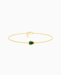 Zambian Lab Emerald / Pear (EW) / 0.3ct / 16.5cm