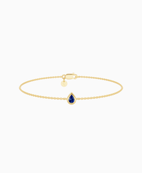 Royal Blue Lab Sapphire / Pear (NS) / 0.15ct / 16.5cm