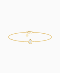 White Lab Diamond / Pear (NS) / 0.15ct / 16.5cm