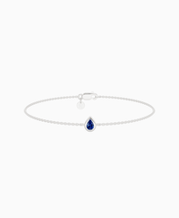 Royal Blue Lab Sapphire / Pear (NS) / 0.15ct / 16.5cm