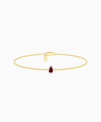 Pigeon Blood Lab Ruby / Pear (NS) / 0.15ct / 16.5cm