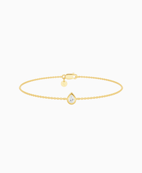 White Lab Diamond / Pear (NS) / 0.15ct / 16.5cm