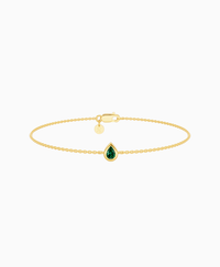 Zambian Lab Emerald / Pear (NS) / 0.15ct / 16.5cm