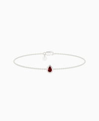 Pigeon Blood Lab Ruby / Pear (NS) / 0.15ct / 16.5cm