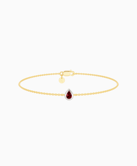 Pigeon Blood Lab Ruby / Pear (NS) / 0.15ct / 16.5cm