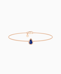 Royal Blue Lab Sapphire / Pear (NS) / 0.3ct / 16.5cm