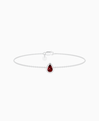 Pigeon Blood Lab Ruby / Pear (NS) / 0.3ct / 16.5cm