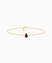 Pigeon Blood Lab Ruby / Pear (NS) / 0.3ct / 16.5cm