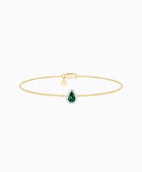 Zambian Lab Emerald / Pear (NS) / 0.3ct / 16.5cm