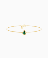 Zambian Lab Emerald / Pear (NS) / 0.3ct / 16.5cm