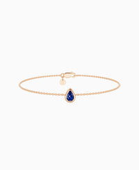 Royal Blue Lab Sapphire / Pear (NS) / 0.3ct / 16.5cm
