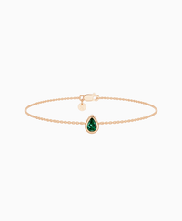 Zambian Lab Emerald / Pear (NS) / 0.3ct / 16.5cm