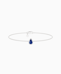 Royal Blue Lab Sapphire / Pear (NS) / 0.3ct / 16.5cm