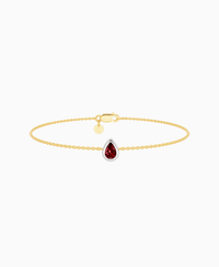 Pigeon Blood Lab Ruby / Pear (NS) / 0.3ct / 16.5cm