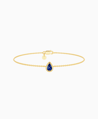 Royal Blue Lab Sapphire / Pear (NS) / 0.3ct / 16.5cm
