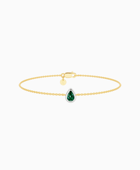 Zambian Lab Emerald / Pear (NS) / 0.3ct / 16.5cm