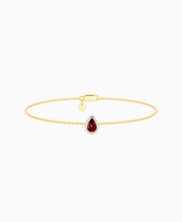 Pigeon Blood Lab Ruby / Pear (NS) / 0.3ct / 16.5cm