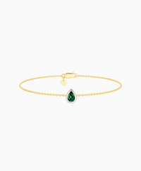 Zambian Lab Emerald / Pear (NS) / 0.3ct / 16.5cm