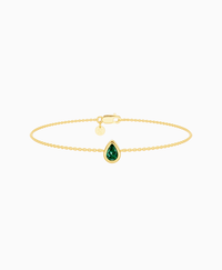 Zambian Lab Emerald / Pear (NS) / 0.3ct / 16.5cm