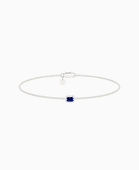 Royal Blue Lab Sapphire / Emerald (EW) / 0.15ct / 16.5cm