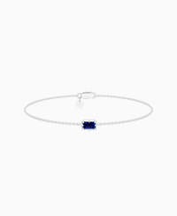 Royal Blue Lab Sapphire / Emerald (EW) / 0.3ct / 16.5cm