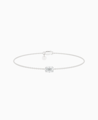 White Lab Diamond / Emerald (EW) / 0.3ct / 16.5cm