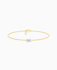 Georgian Solitaire Bracelet - 14K Yellow Gold
