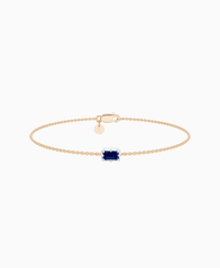 Royal Blue Lab Sapphire / Emerald (EW) / 0.3ct / 16.5cm