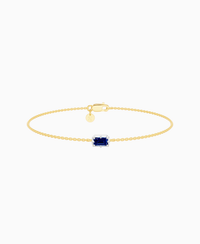 Royal Blue Lab Sapphire / Emerald (EW) / 0.3ct / 16.5cm