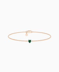 Zambian Lab Emerald / Heart (NS) / 0.15ct / 16.5cm