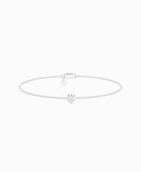 White Lab Diamond / Heart (NS) / 0.15ct / 16.5cm