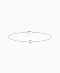 White Lab Diamond / Heart (NS) / 0.15ct / 16.5cm
