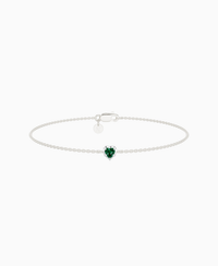 Zambian Lab Emerald / Heart (NS) / 0.15ct / 16.5cm
