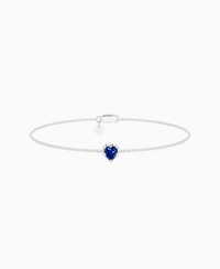 Royal Blue Lab Sapphire / Heart (NS) / 0.3ct / 16.5cm