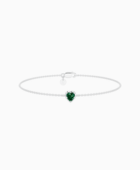 Zambian Lab Emerald / Heart (NS) / 0.3ct / 16.5cm