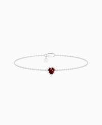 Pigeon Blood Lab Ruby / Heart (NS) / 0.3ct / 16.5cm