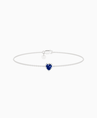 Royal Blue Lab Sapphire / Heart (NS) / 0.3ct / 16.5cm