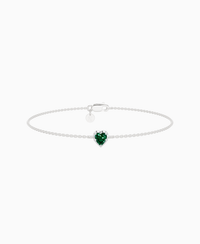 Zambian Lab Emerald / Heart (NS) / 0.3ct / 16.5cm
