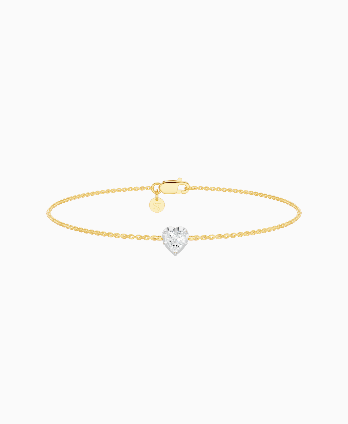 Georgian Solitaire Bracelet - 14K Yellow Gold