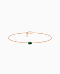 Zambian Lab Emerald / Pear (EW) / 0.15ct / 16.5cm
