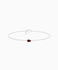 Pigeon Blood Lab Ruby / Pear (EW) / 0.15ct / 16.5cm