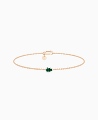 Zambian Lab Emerald / Pear (EW) / 0.15ct / 16.5cm