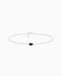Royal Blue Lab Sapphire / Pear (EW) / 0.15ct / 16.5cm