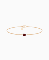 Pigeon Blood Lab Ruby / Pear (EW) / 0.15ct / 16.5cm